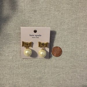Kate Spade Pearl Bow Earrings